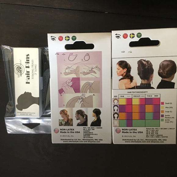 NEW Bun Twist Knot Hairstyle Maker + Bands Pins - Picture 3 of 3